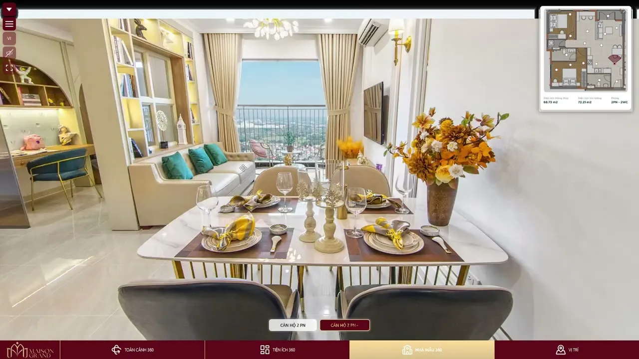 360° INTERIOR TOUR (15 HOTSPOTS)